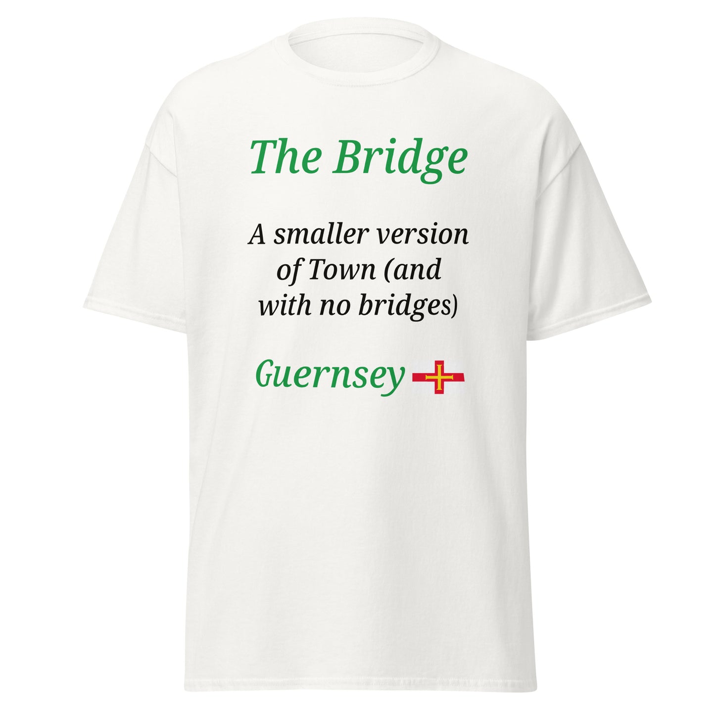 Men's classic tee (The Bridge - A smaller version of Town - and with no bridges)