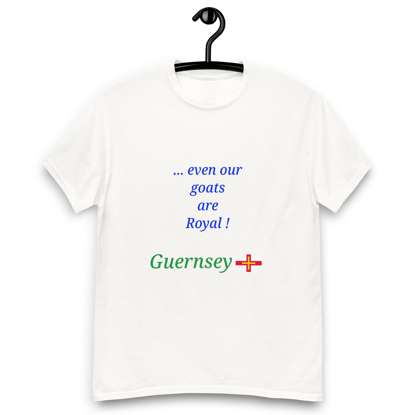 Unisex classic tee (Royal Golden Guernsey Goat)