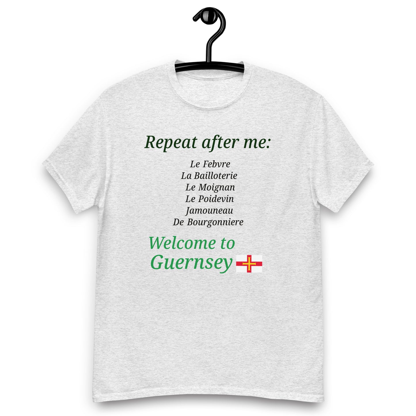 Men's classic tee (Repeat after me)