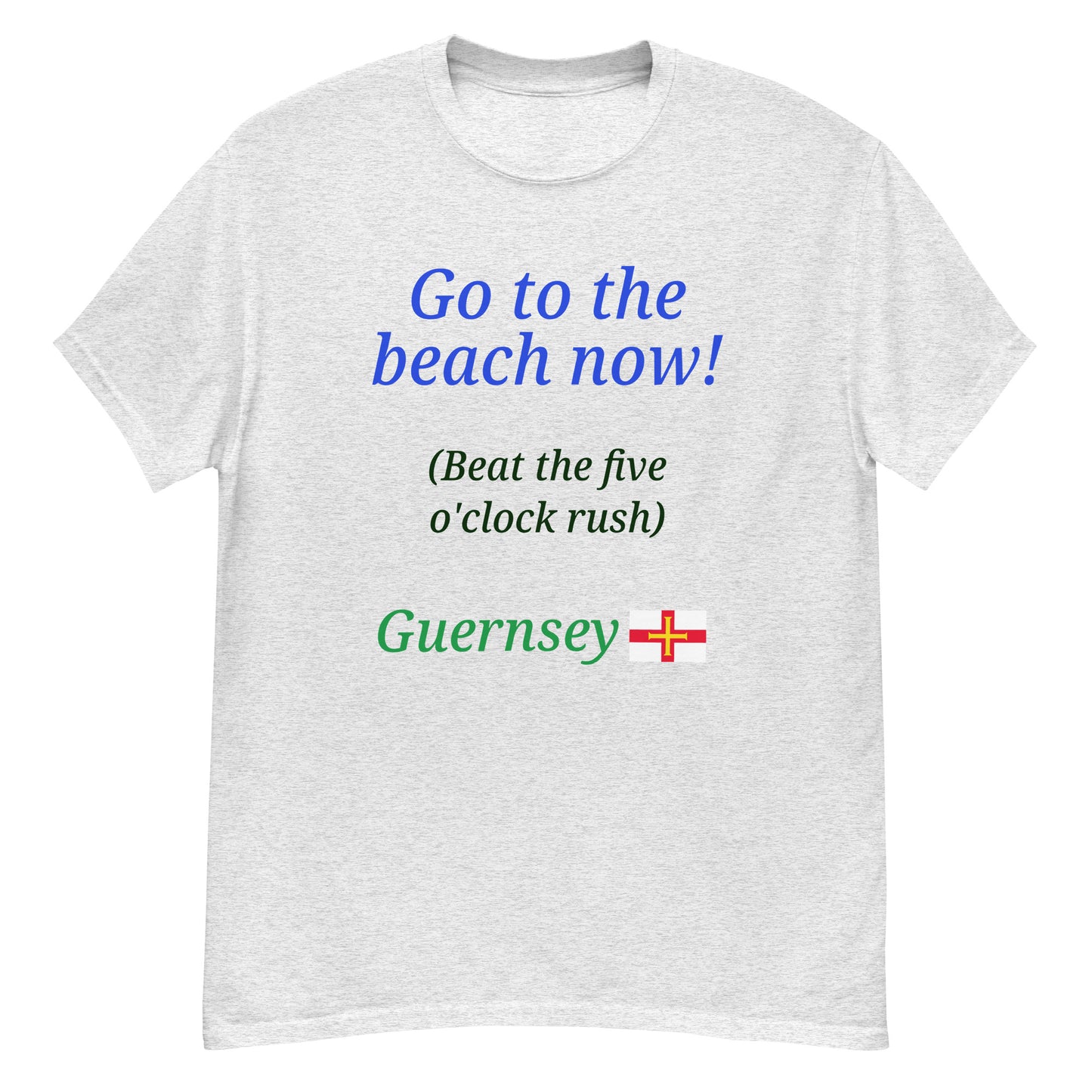 Men's classic tee (Go to the beach now)