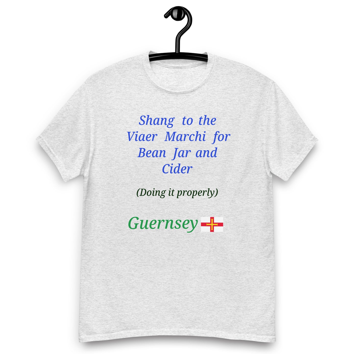 Men's classic tee (Shang to the Viaer Marchi for Bean Jar and Cider - doing it properly)