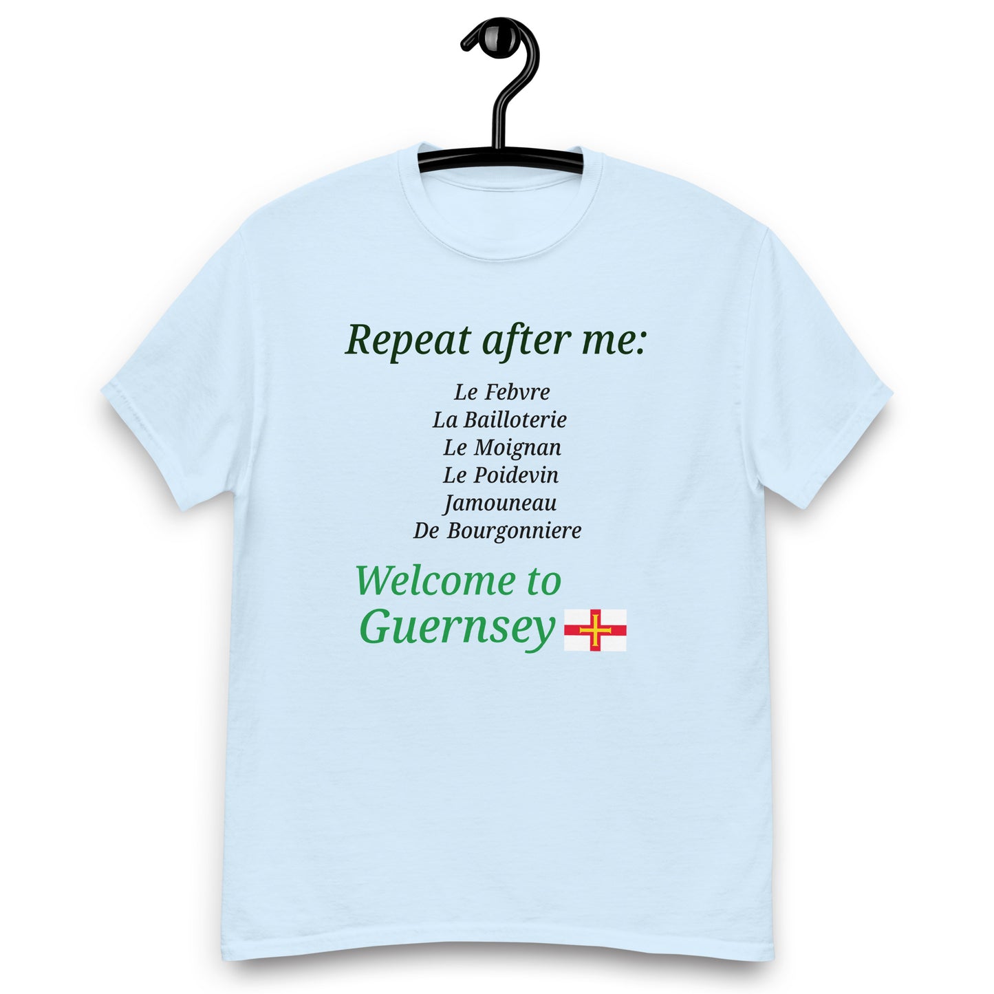 Men's classic tee (Repeat after me)