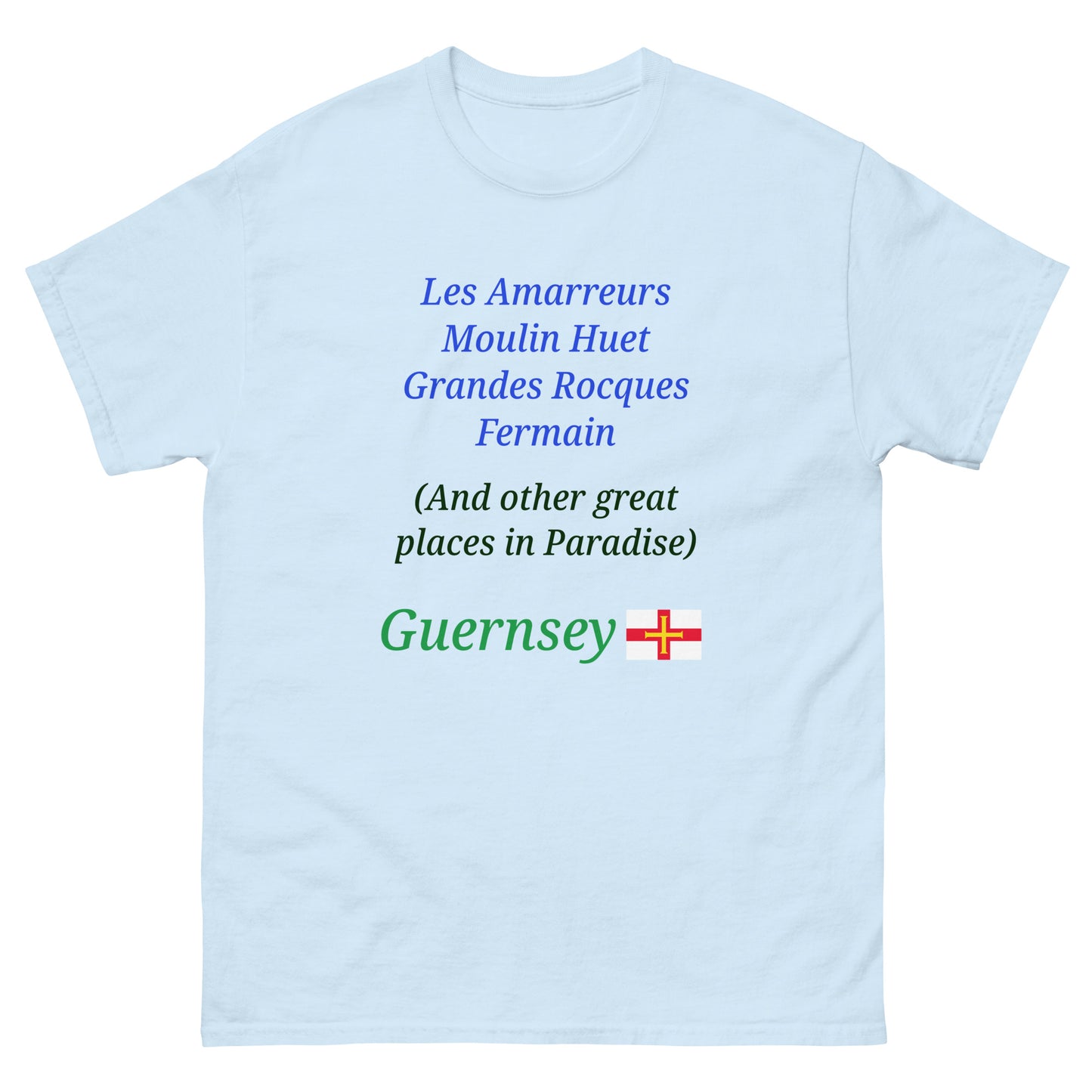 Men's classic tee (Places in Paradise)