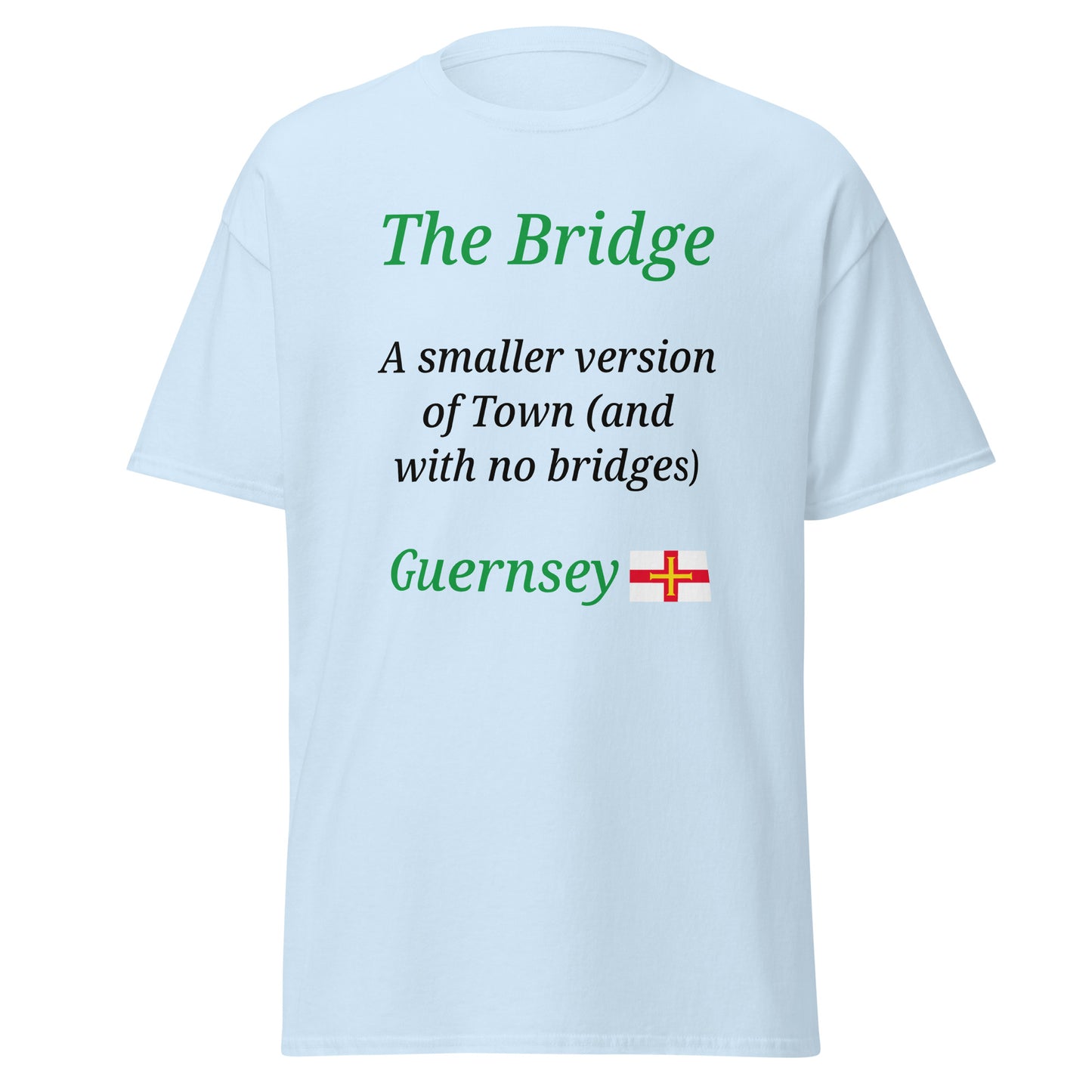 Men's classic tee (The Bridge - A smaller version of Town - and with no bridges)
