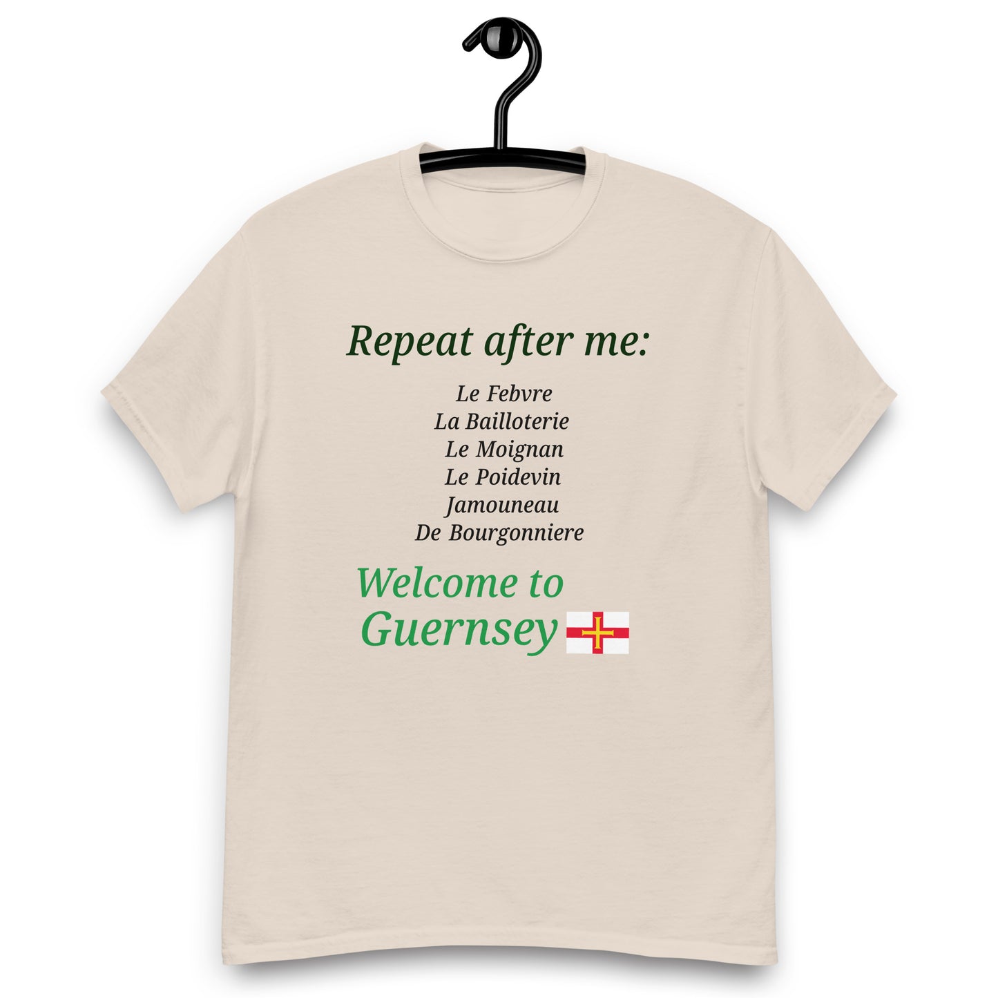 Men's classic tee (Repeat after me)