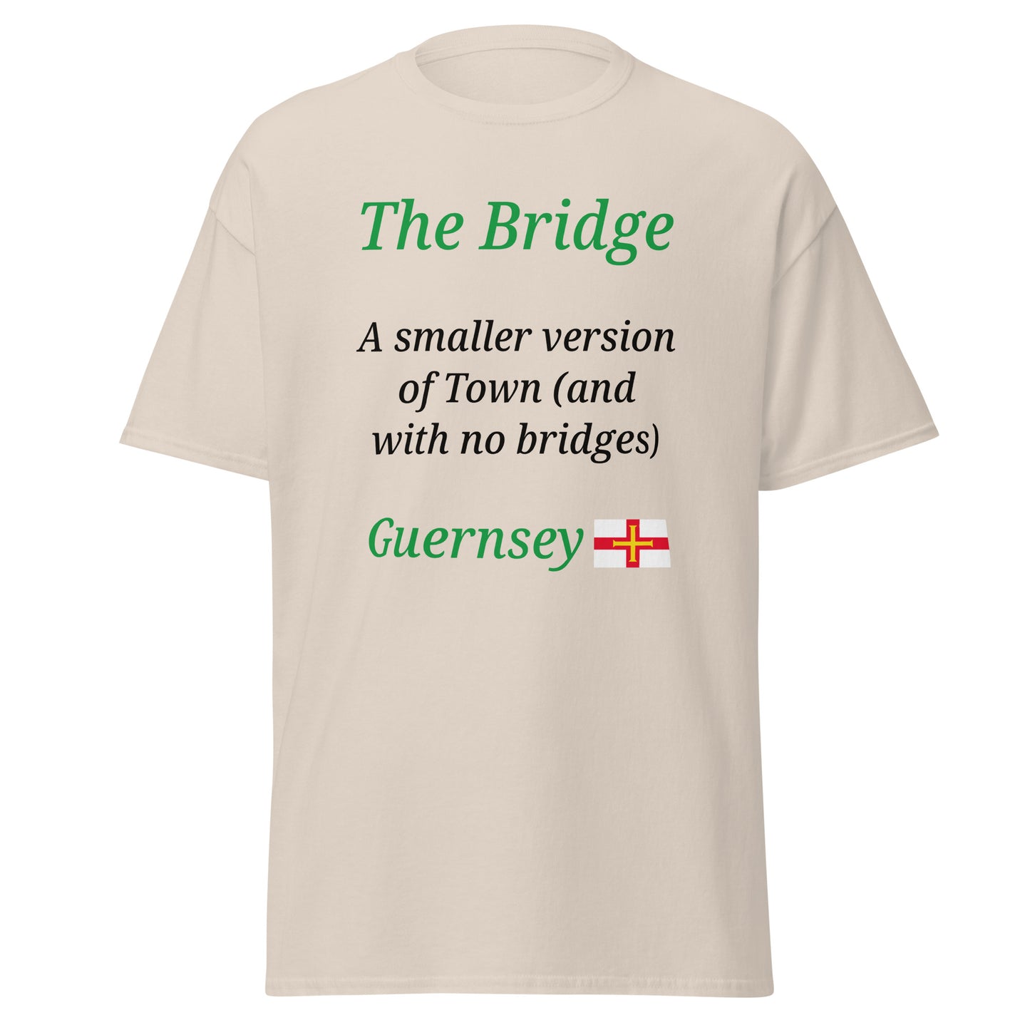 Men's classic tee (The Bridge - A smaller version of Town - and with no bridges)
