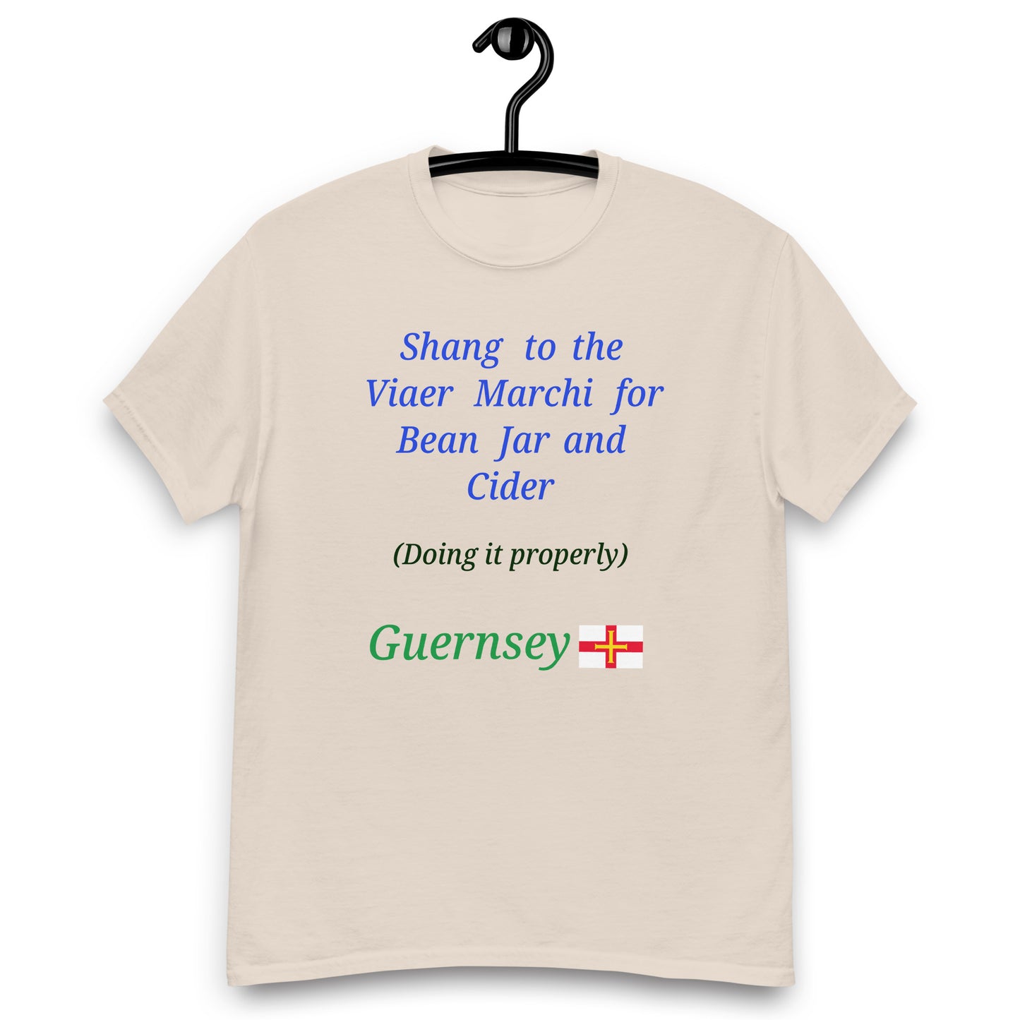 Men's classic tee (Shang to the Viaer Marchi for Bean Jar and Cider - doing it properly)