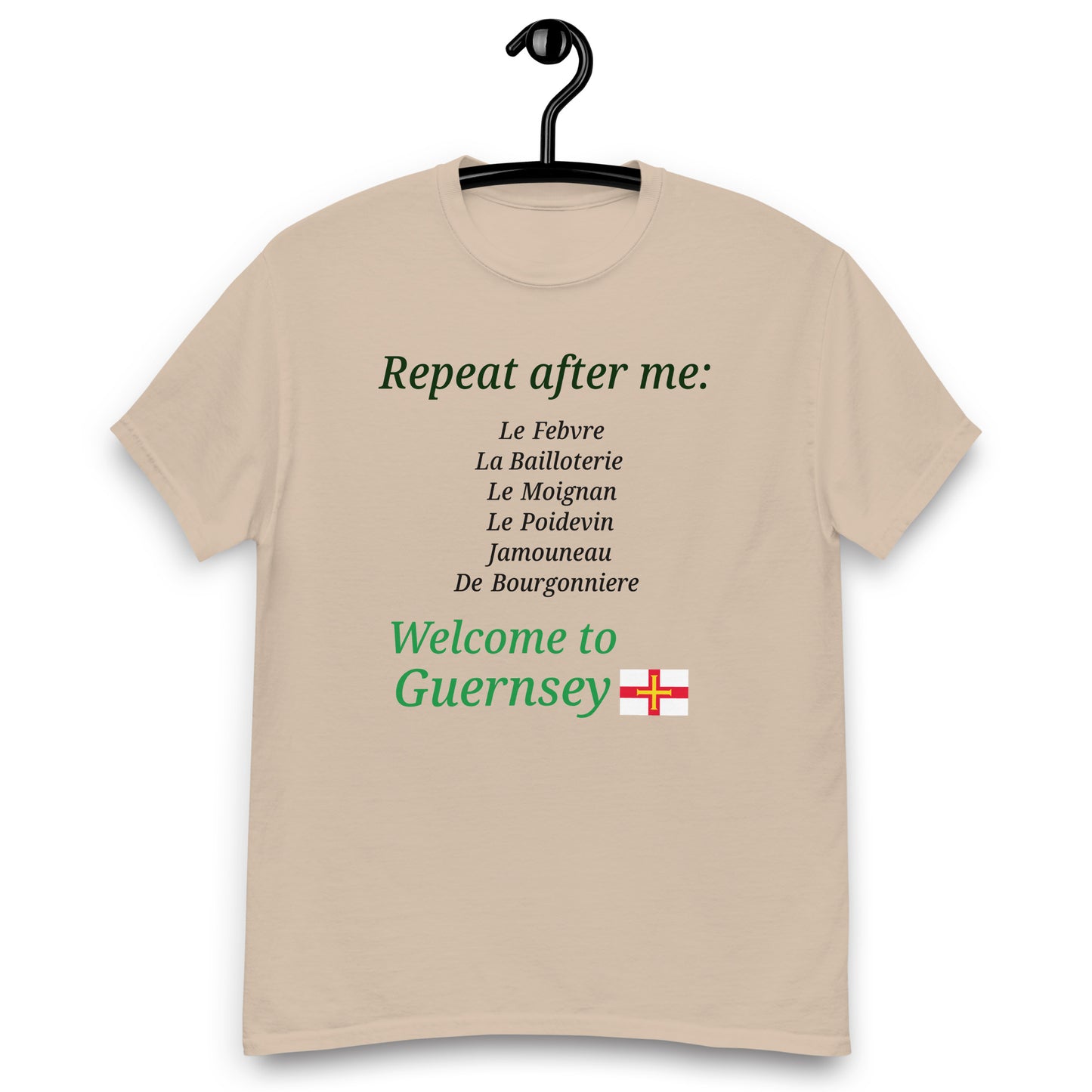 Men's classic tee (Repeat after me)