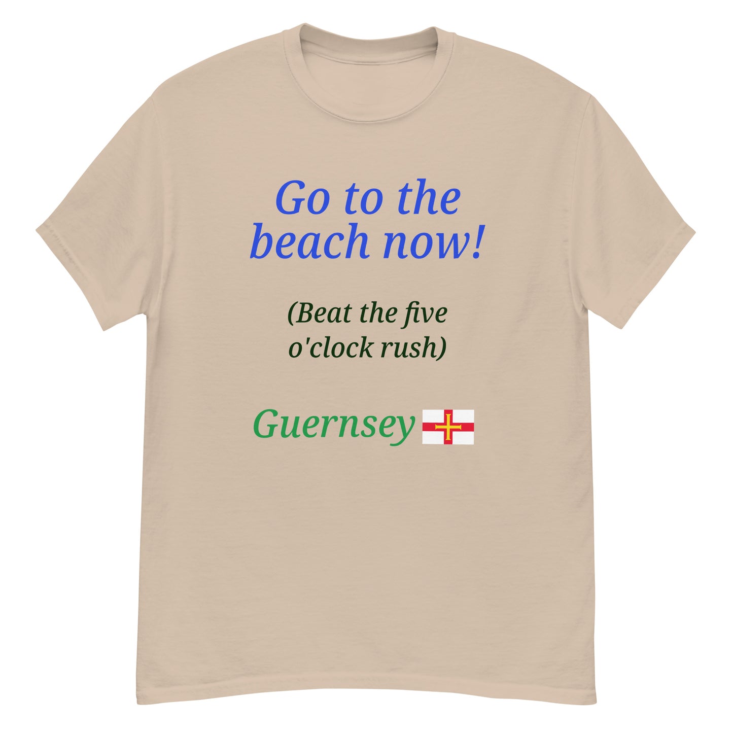 Men's classic tee (Go to the beach now)