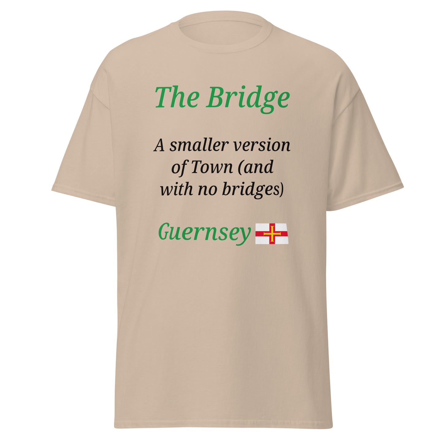 Men's classic tee (The Bridge - A smaller version of Town - and with no bridges)
