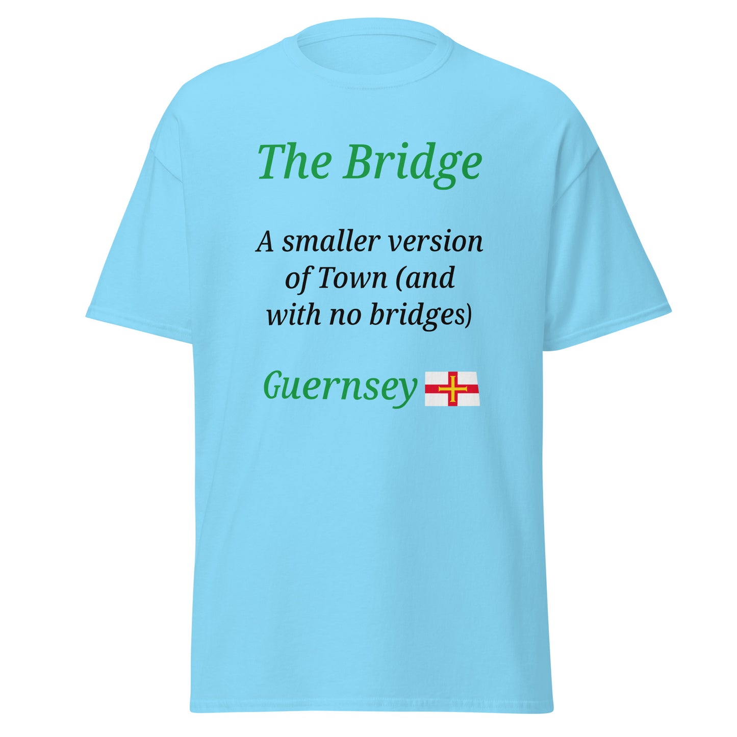 Men's classic tee (The Bridge - A smaller version of Town - and with no bridges)