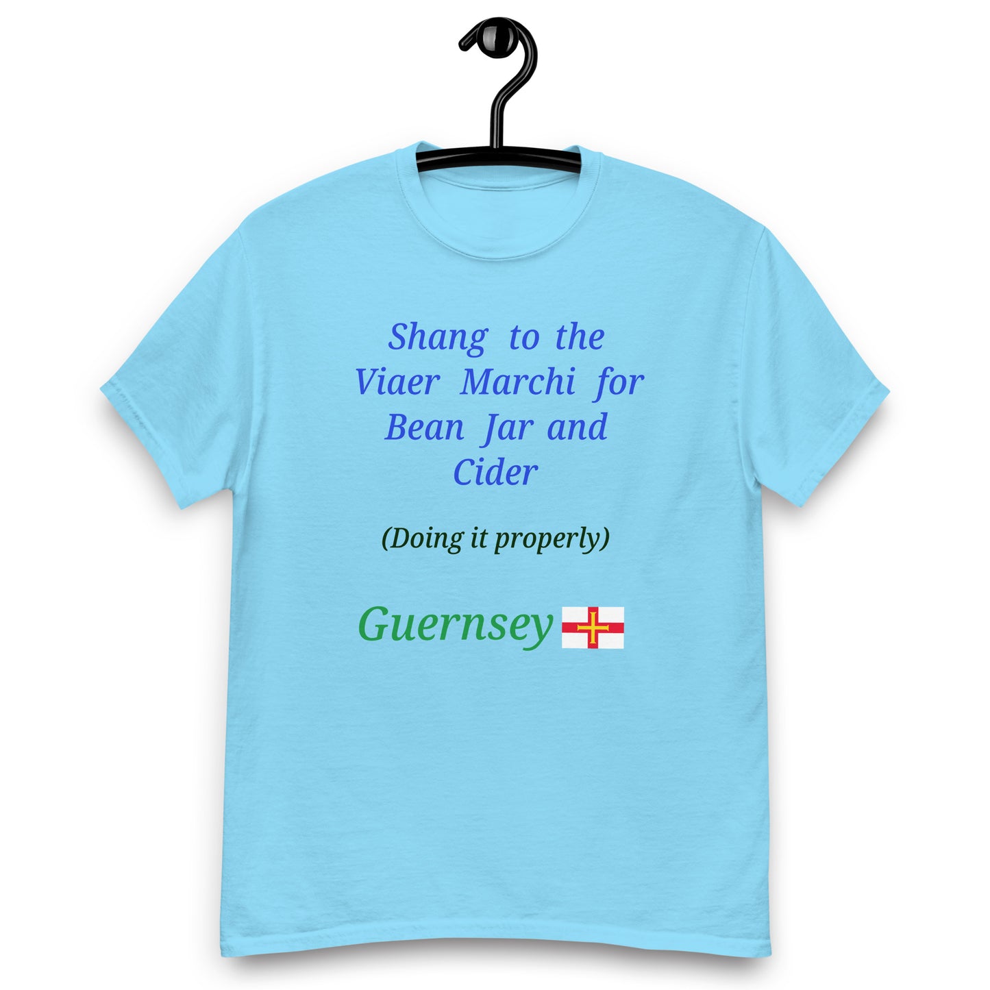 Men's classic tee (Shang to the Viaer Marchi for Bean Jar and Cider - doing it properly)