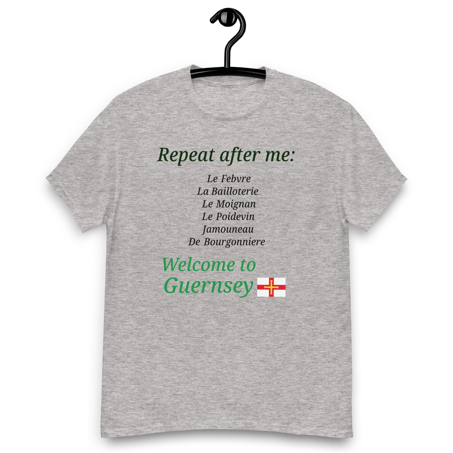 Men's classic tee (Repeat after me)