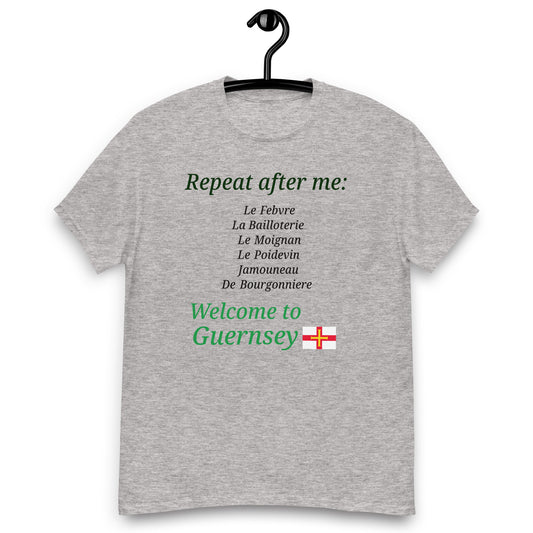 Men's classic tee (Repeat after me)