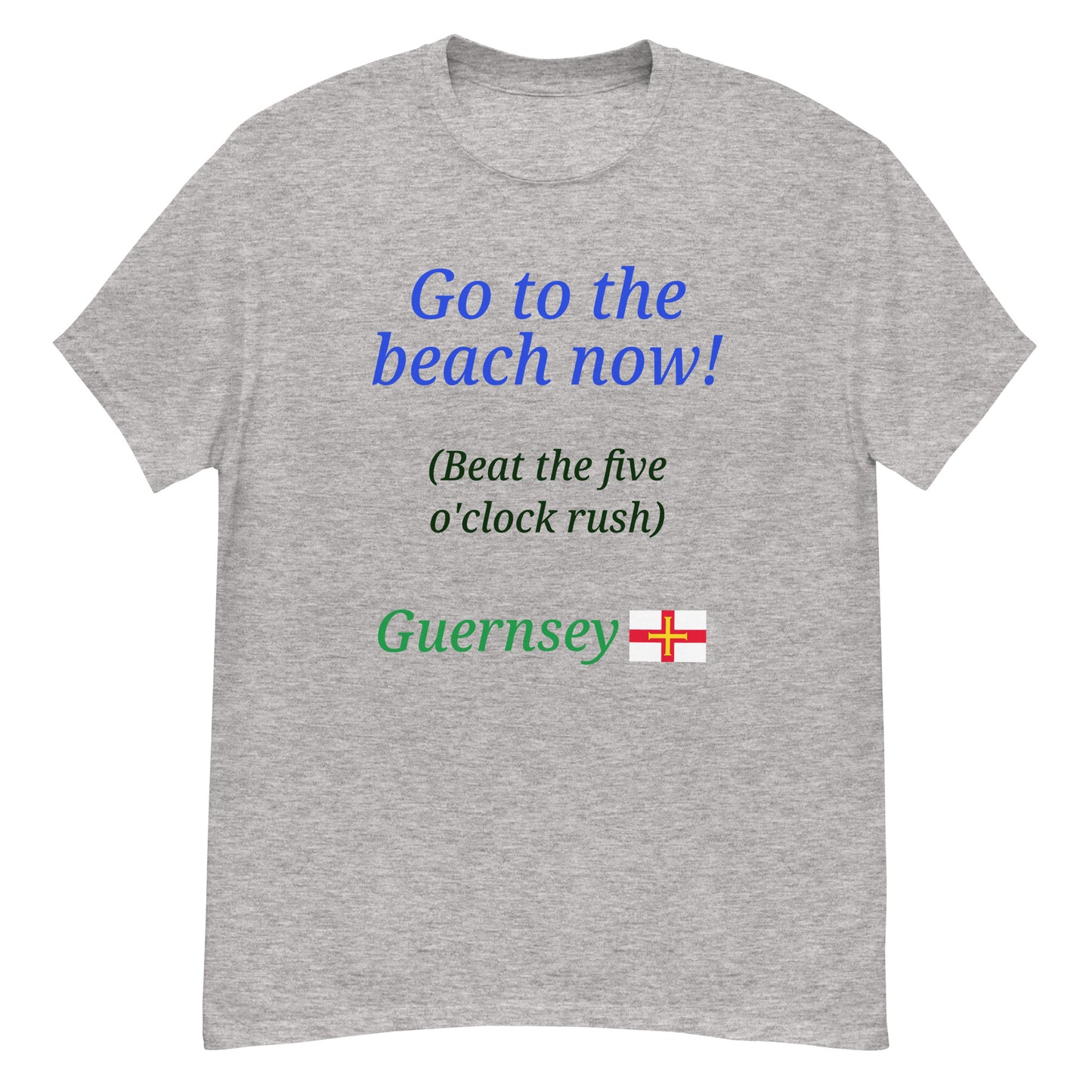 Men's classic tee (Go to the beach now)