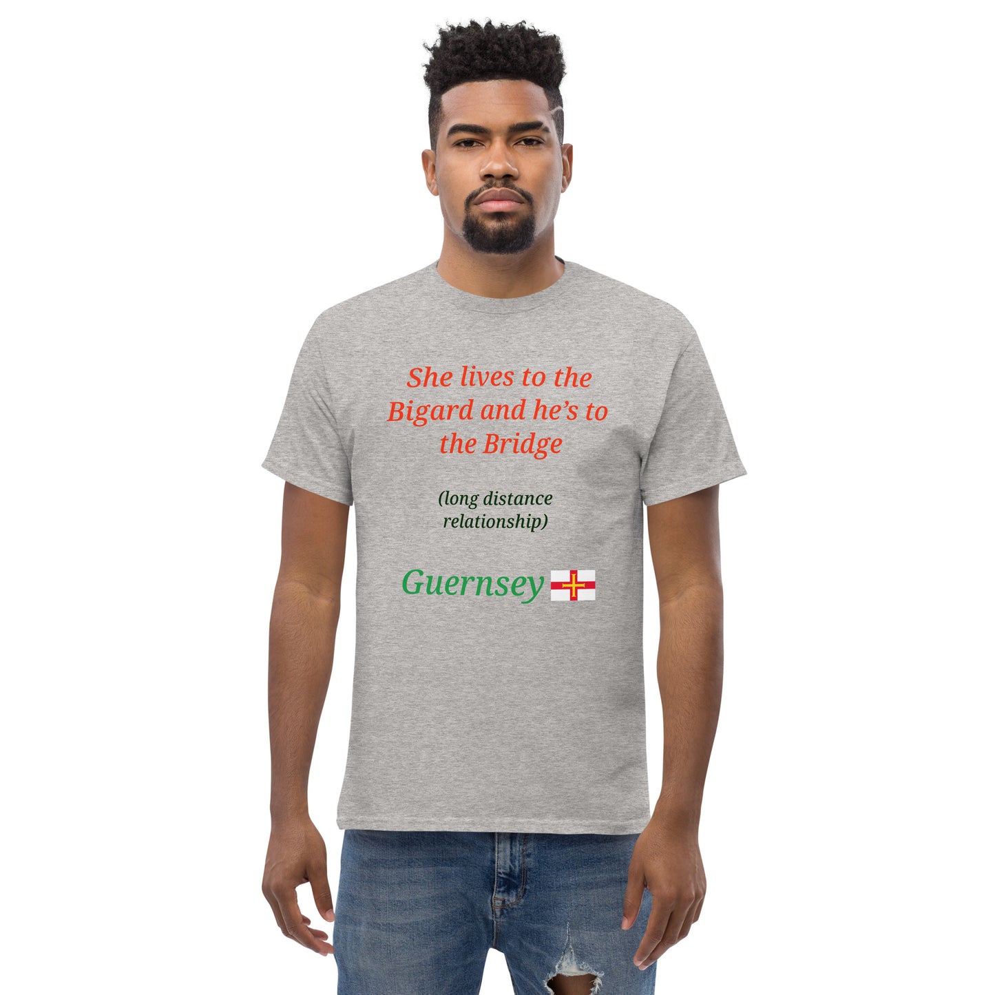 Men's classic tee (Long distance relationship)