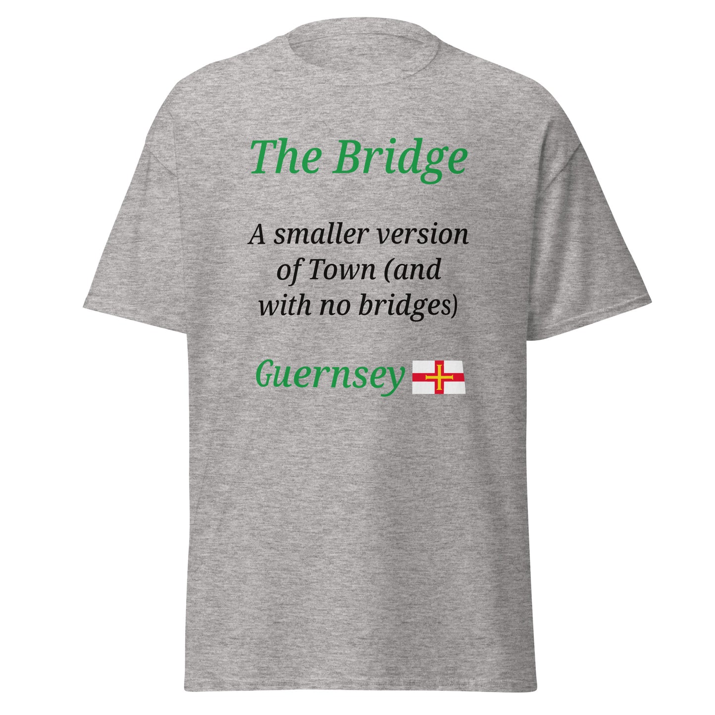 Men's classic tee (The Bridge - A smaller version of Town - and with no bridges)