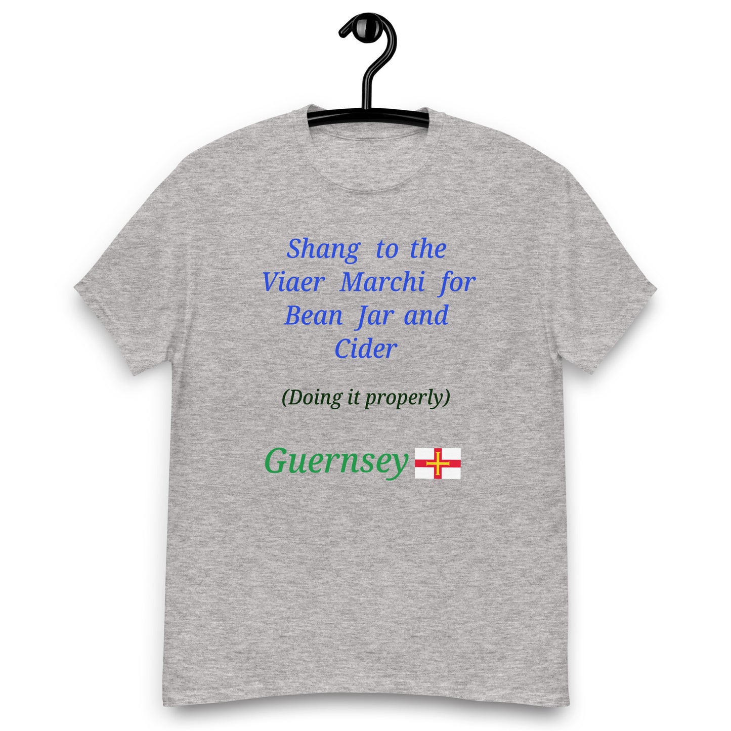 Men's classic tee (Shang to the Viaer Marchi for Bean Jar and Cider - doing it properly)