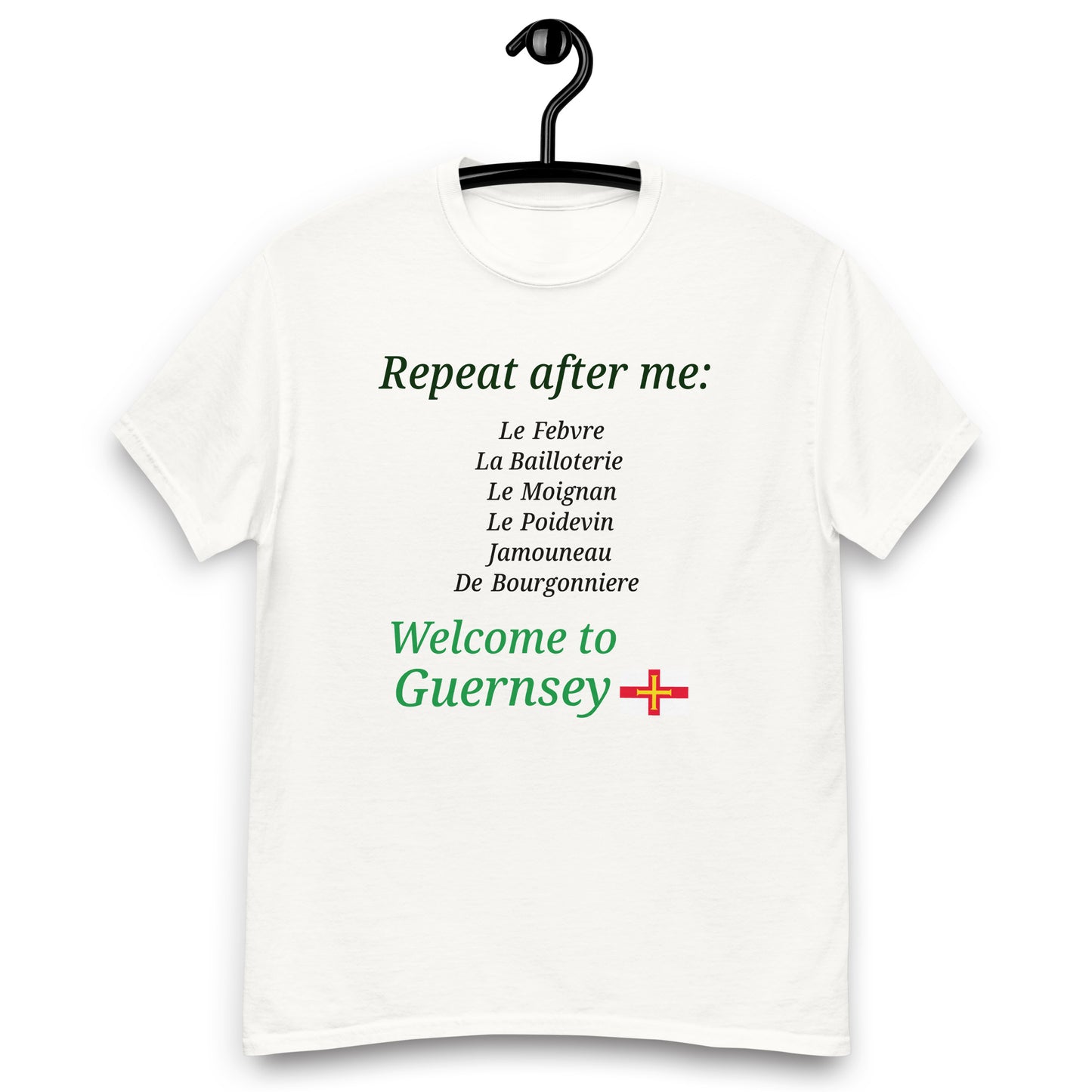 Men's classic tee (Repeat after me)