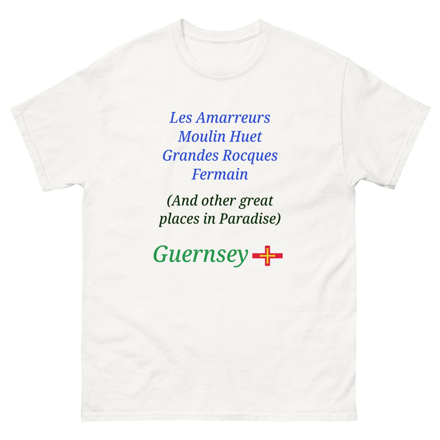 Men's classic tee (Places in Paradise)