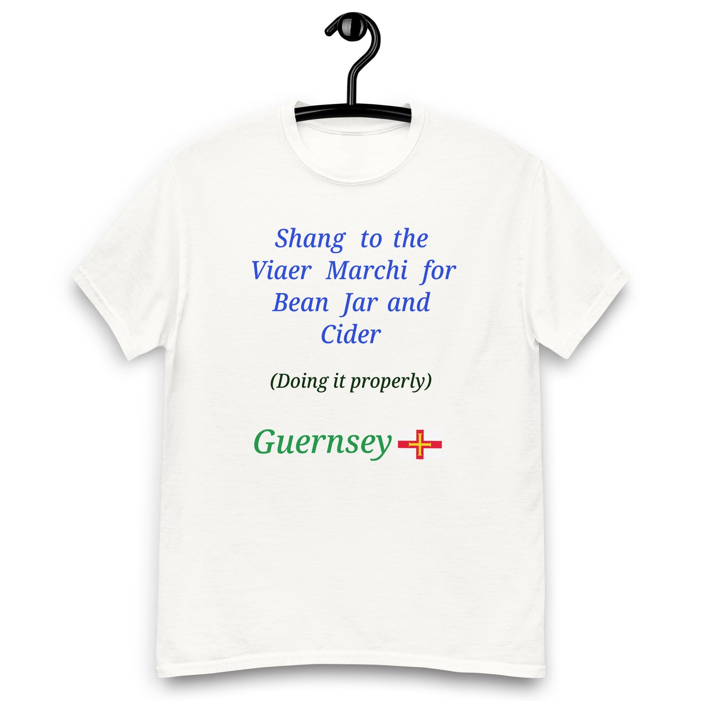Men's classic tee (Shang to the Viaer Marchi for Bean Jar and Cider - doing it properly)
