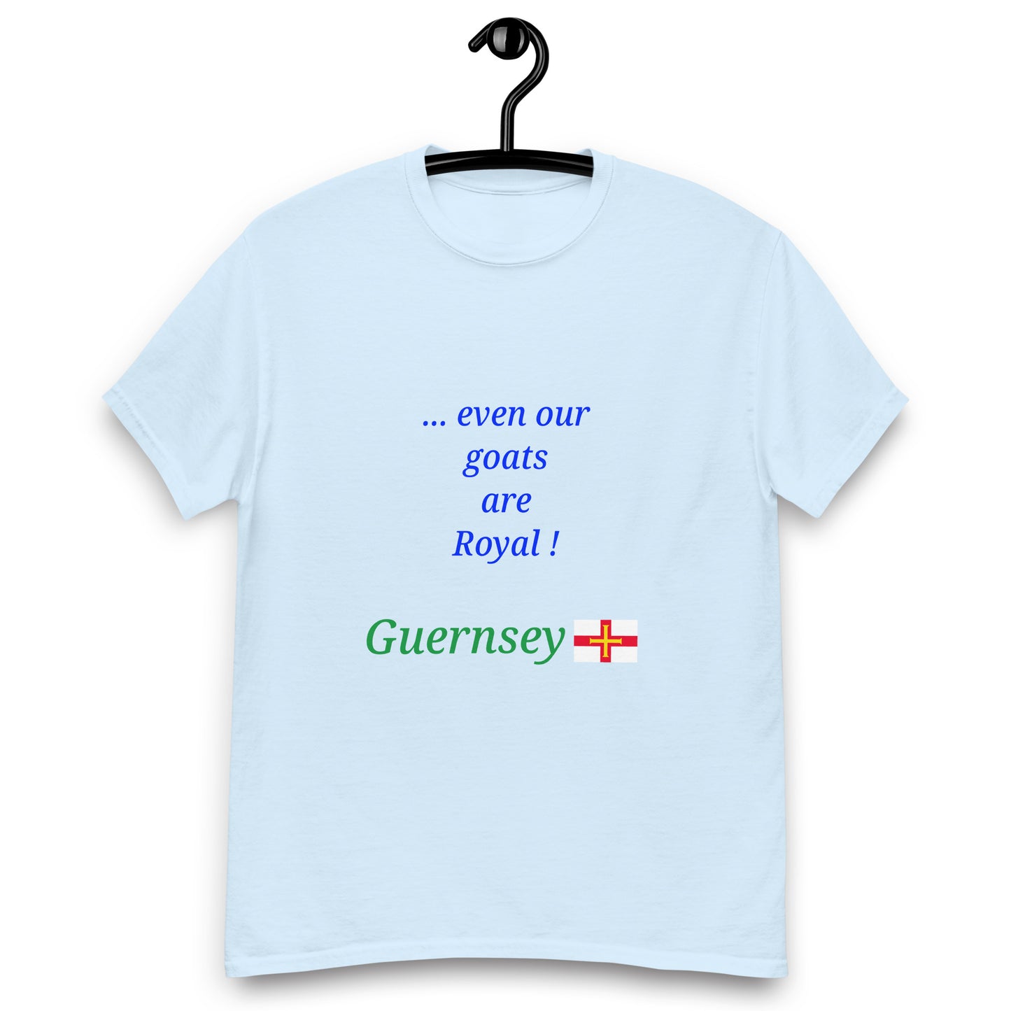 Unisex classic tee (Royal Golden Guernsey Goat)