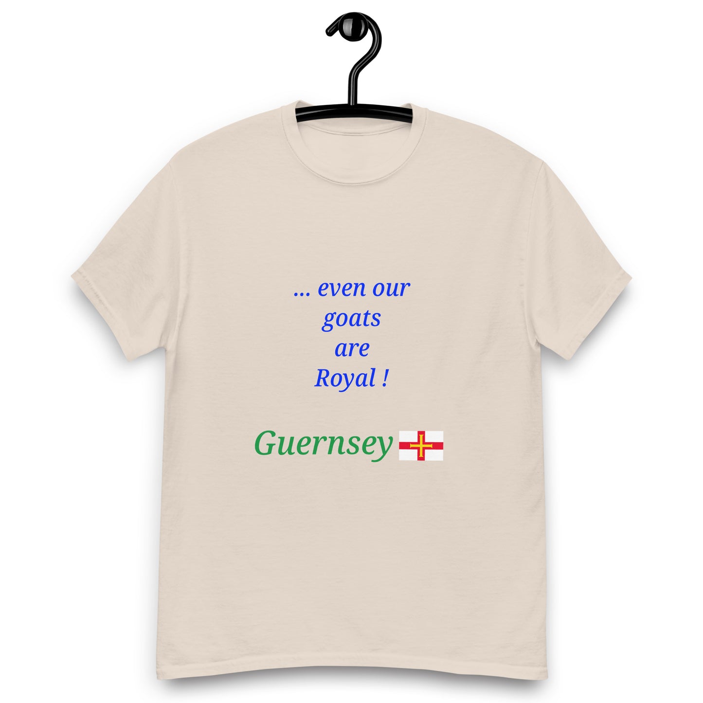 Unisex classic tee (Royal Golden Guernsey Goat)