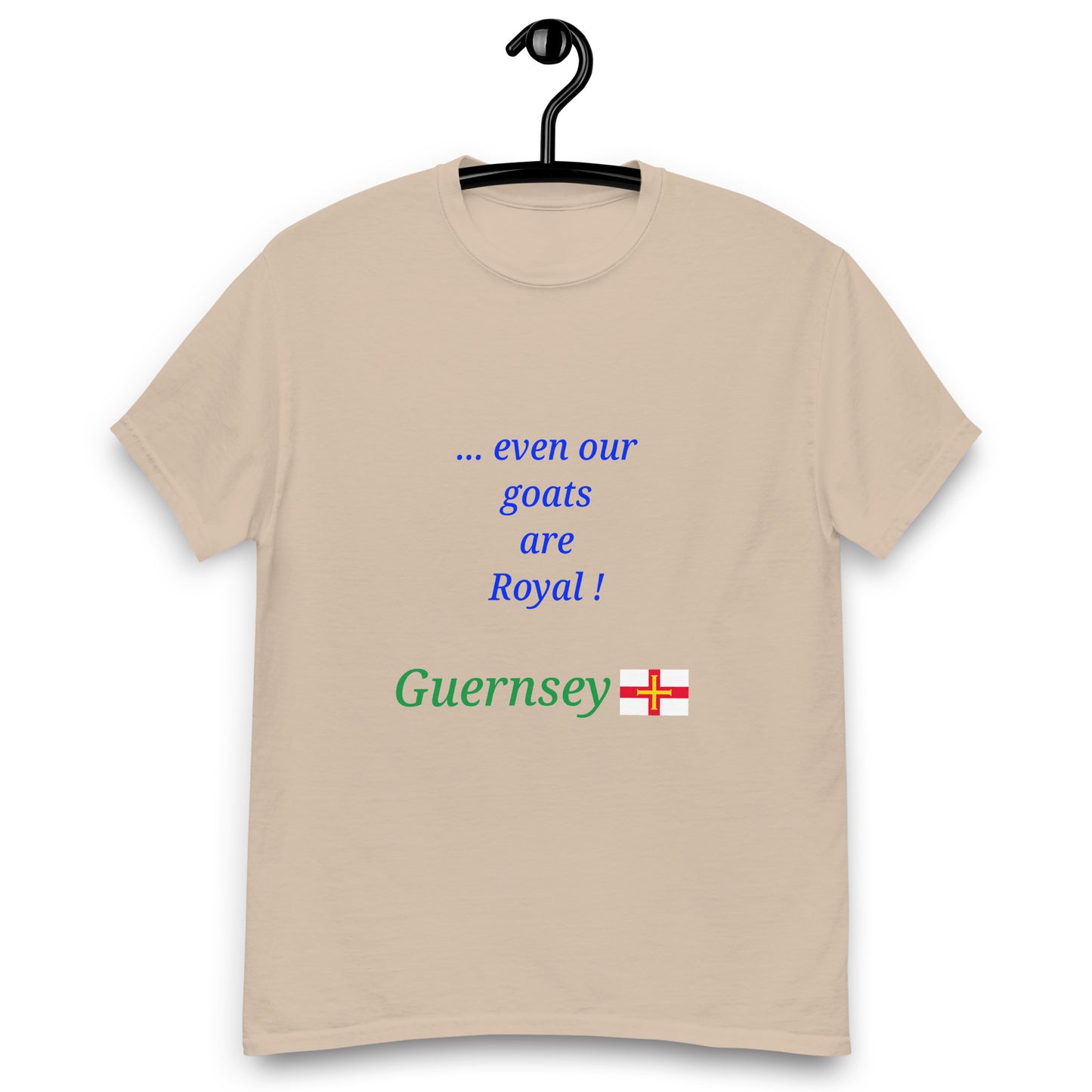 Unisex classic tee (Royal Golden Guernsey Goat)