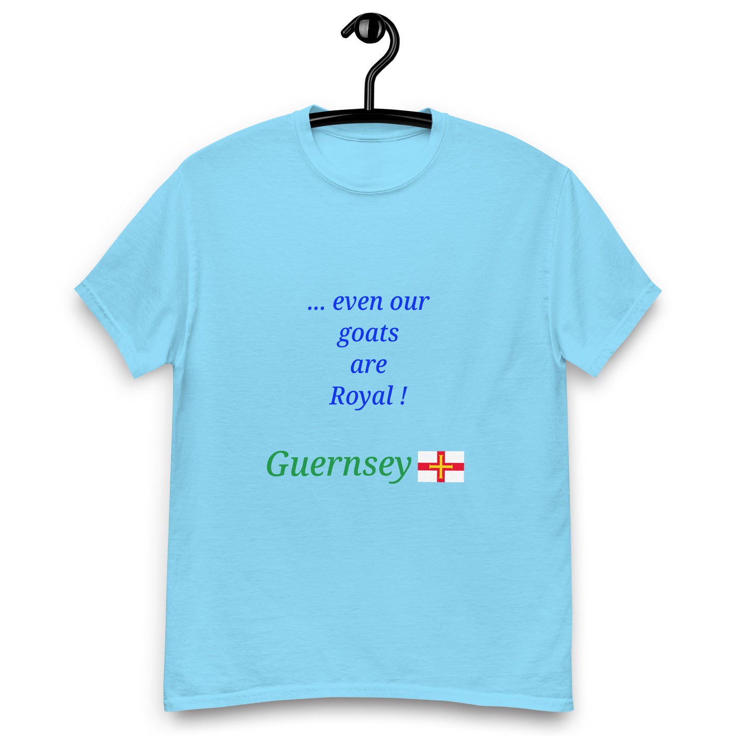 Unisex classic tee (Royal Golden Guernsey Goat)