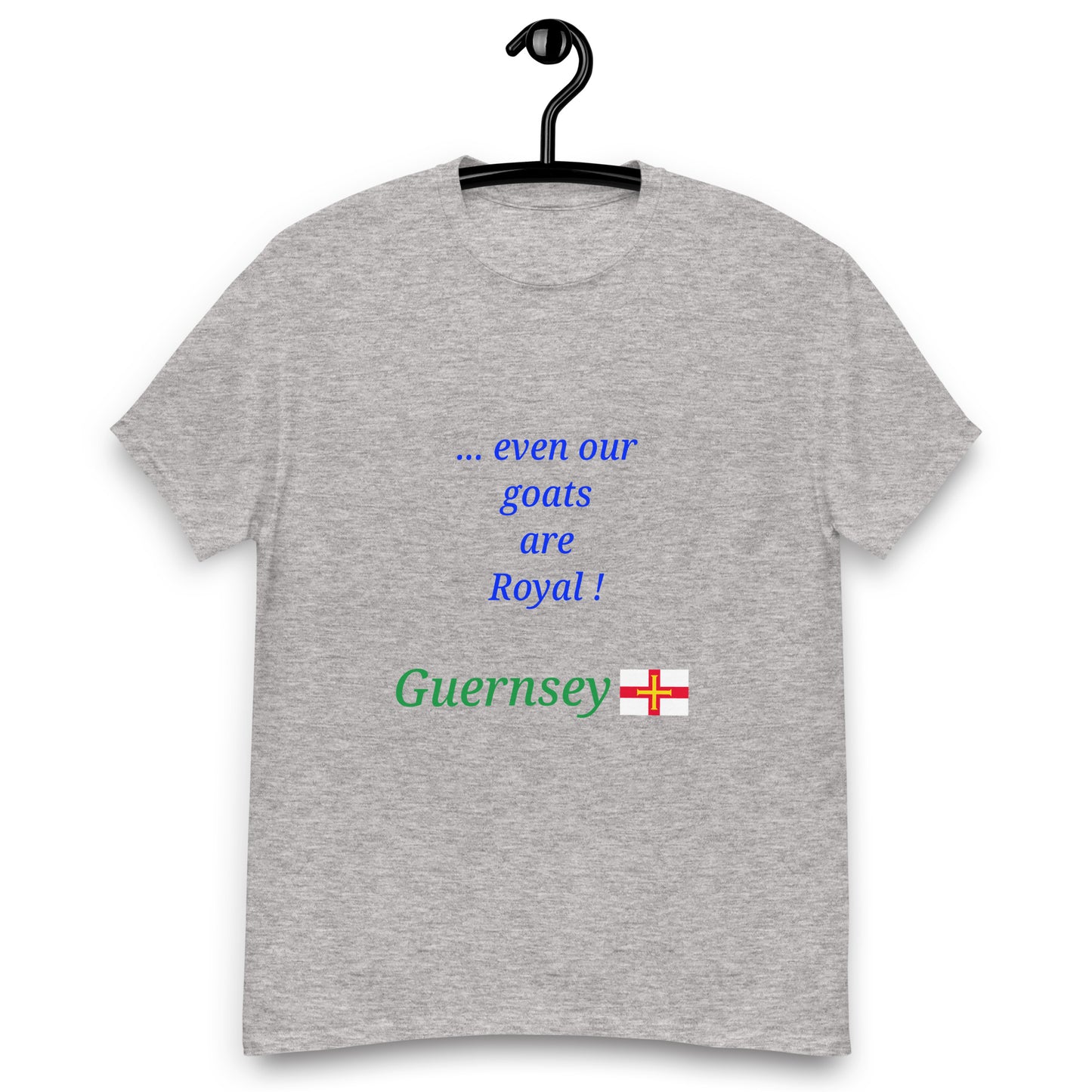 Unisex classic tee (Royal Golden Guernsey Goat)
