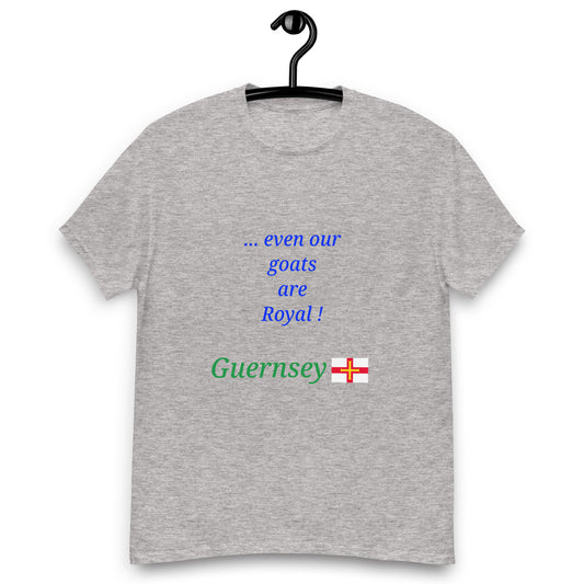 Unisex classic tee (Royal Golden Guernsey Goat)