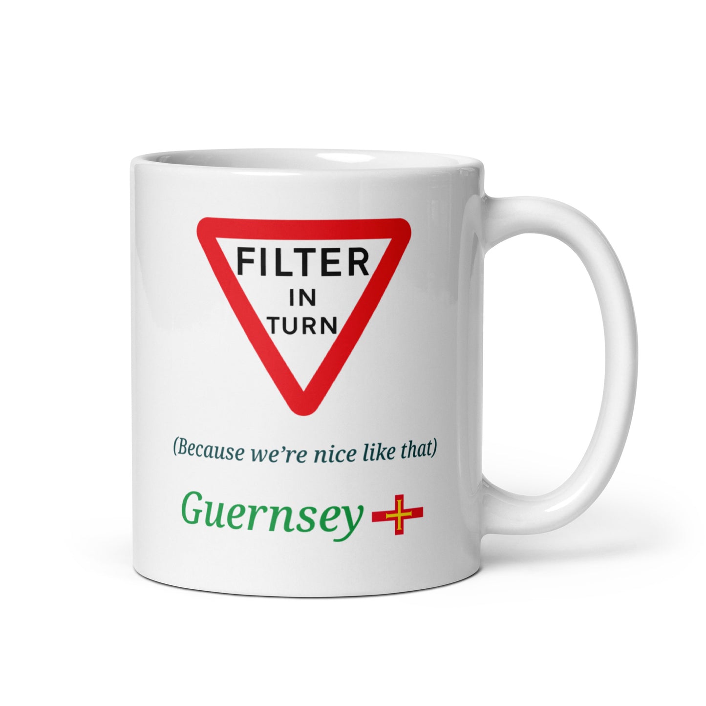 White glossy mug (Filter in Turn - Because we're nice like that)