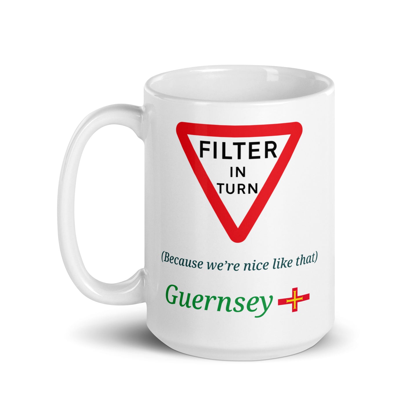 White glossy mug (Filter in Turn - Because we're nice like that)