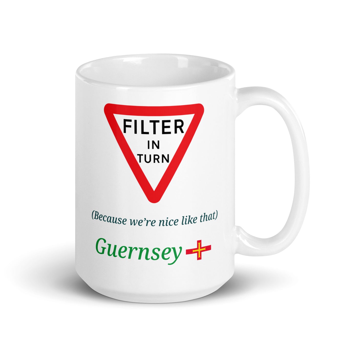 White glossy mug (Filter in Turn - Because we're nice like that)