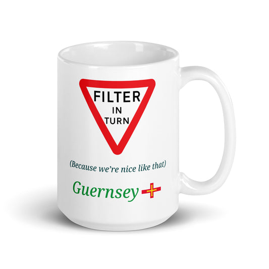 White glossy mug (Filter in Turn - Because we're nice like that)