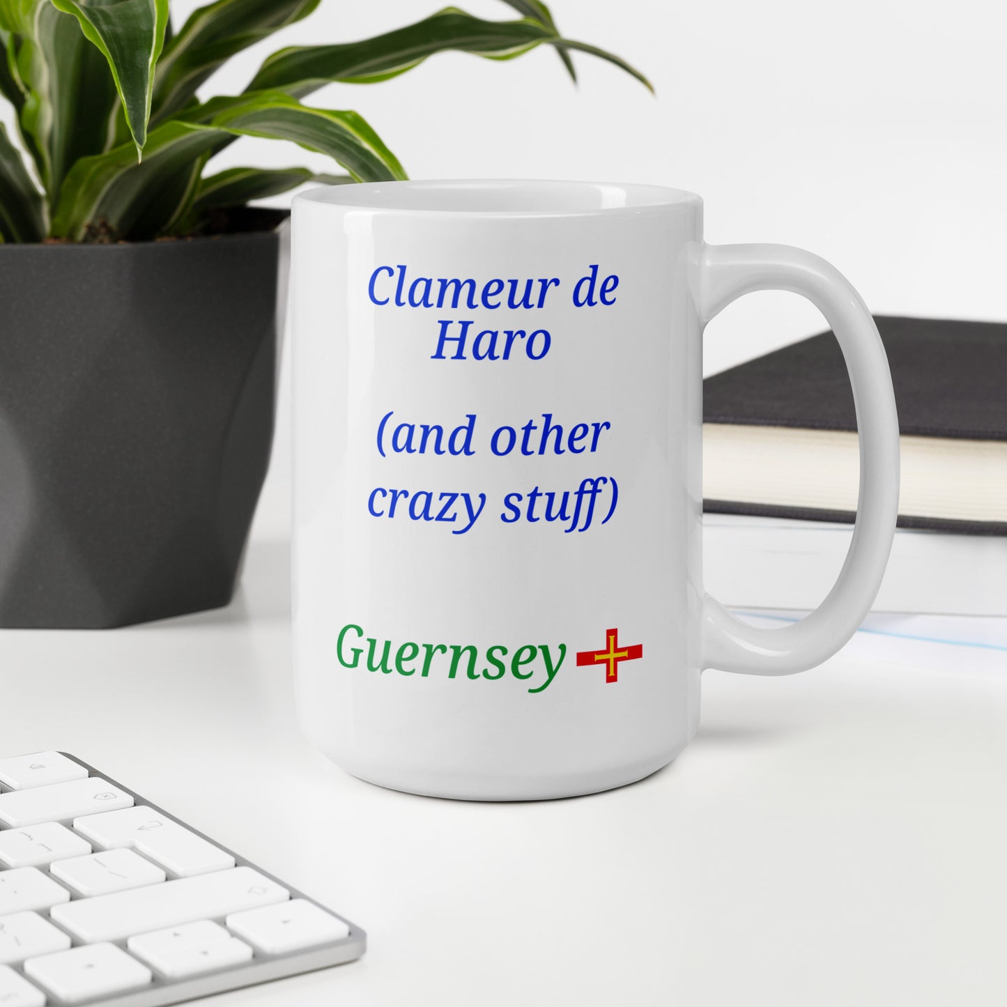 White glossy mug (Clameur de Haro - and other crazy stuff)