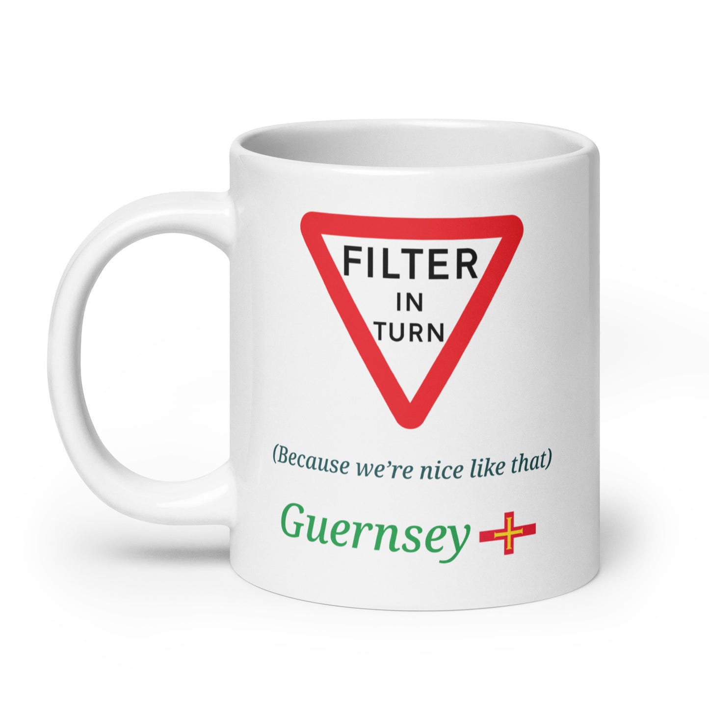 White glossy mug (Filter in Turn - Because we're nice like that)